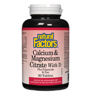 Калций, магнезий и витамин D + калий и цинк